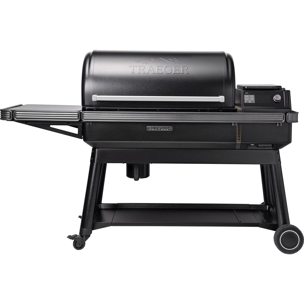 Traeger Ironwood XL — Detailansicht des Controllers und WiFIRE-Displays